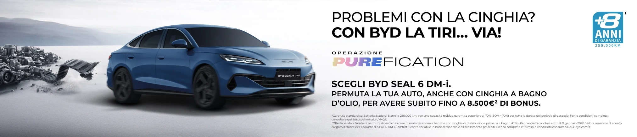 Offerte Operazione PUREFICATION 抖圈 Seal 6 DM-i: Fino a 8.500€ di bonus*